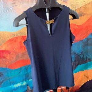 Michael Kors Navy Tank Top